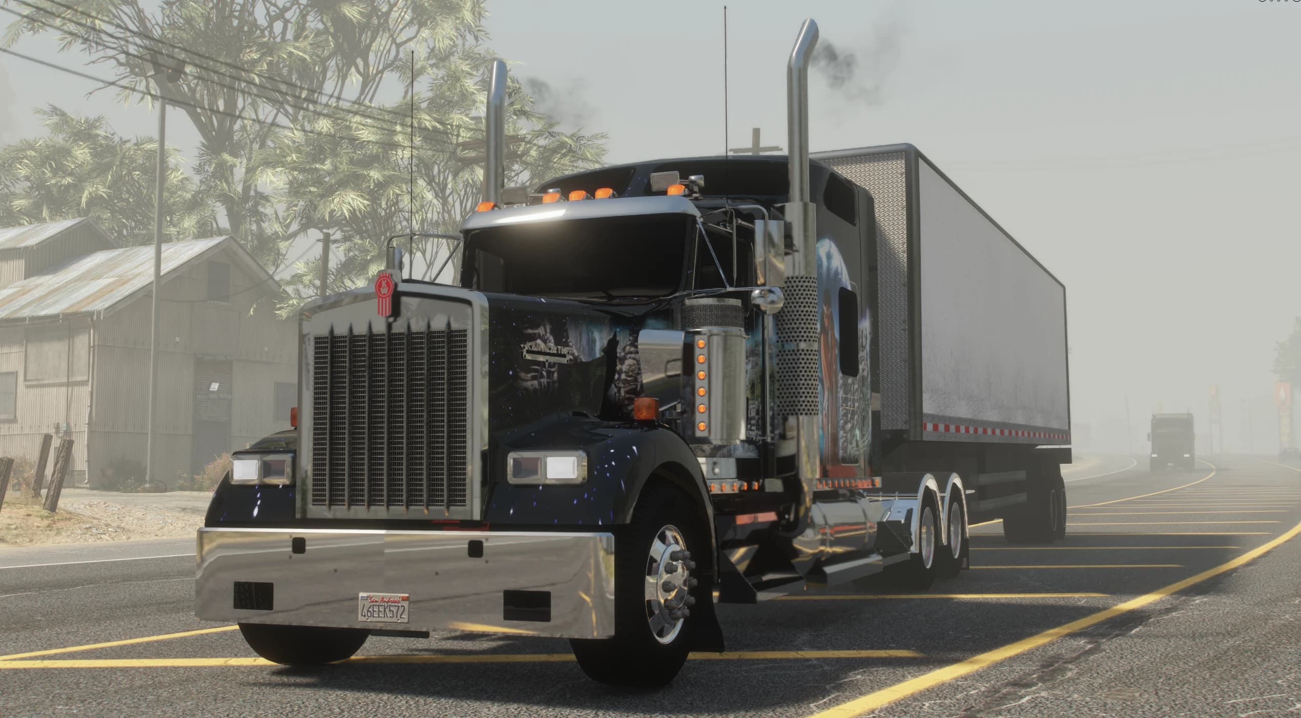 2014 Kenworth W900 6x2 Mid Cab