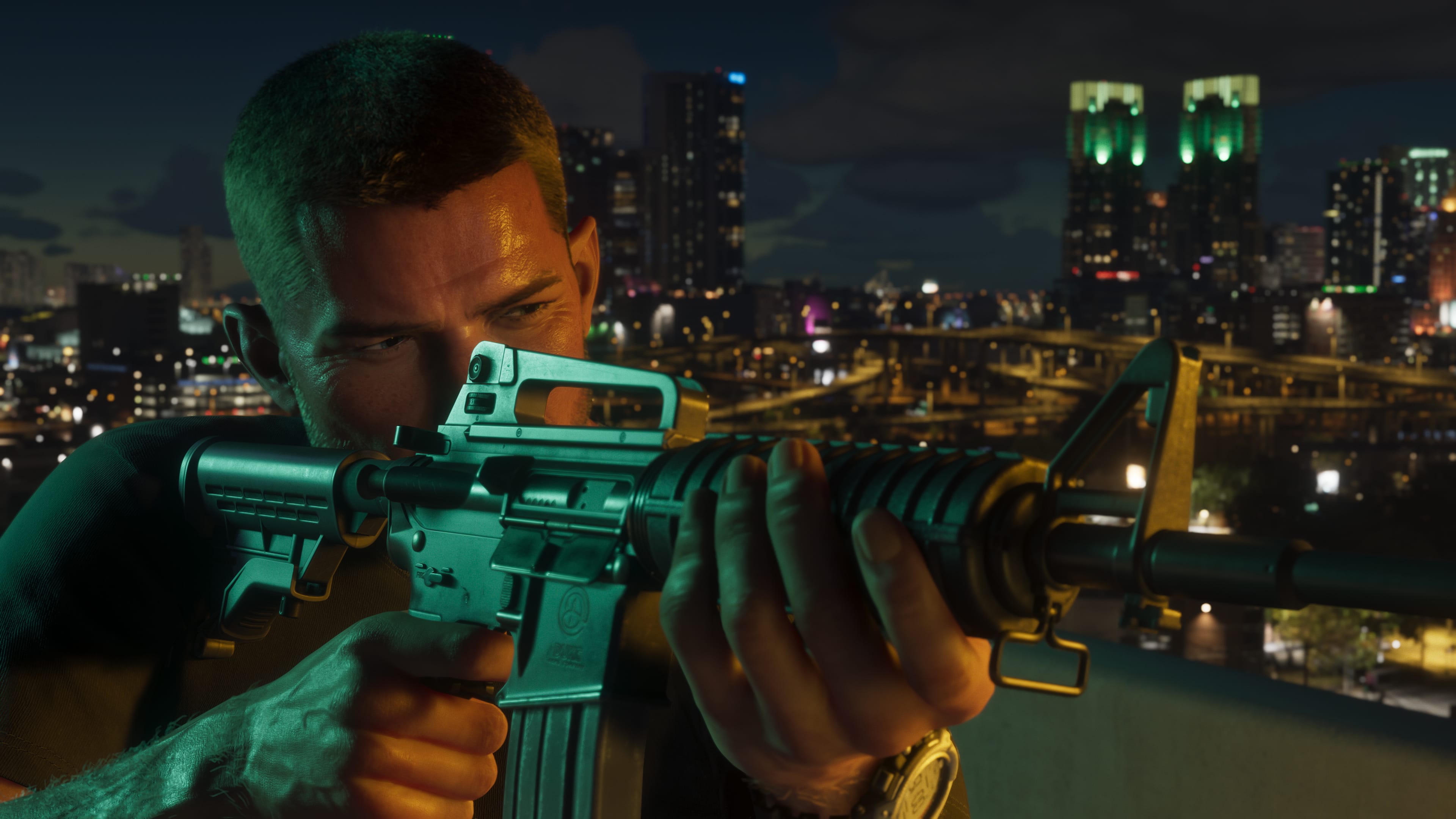 GTA 6 screenshot of Jason Duval, one of the dual protagonists