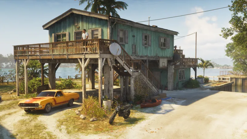 Stilted safehouse in the Leonida Keys in GTA 6